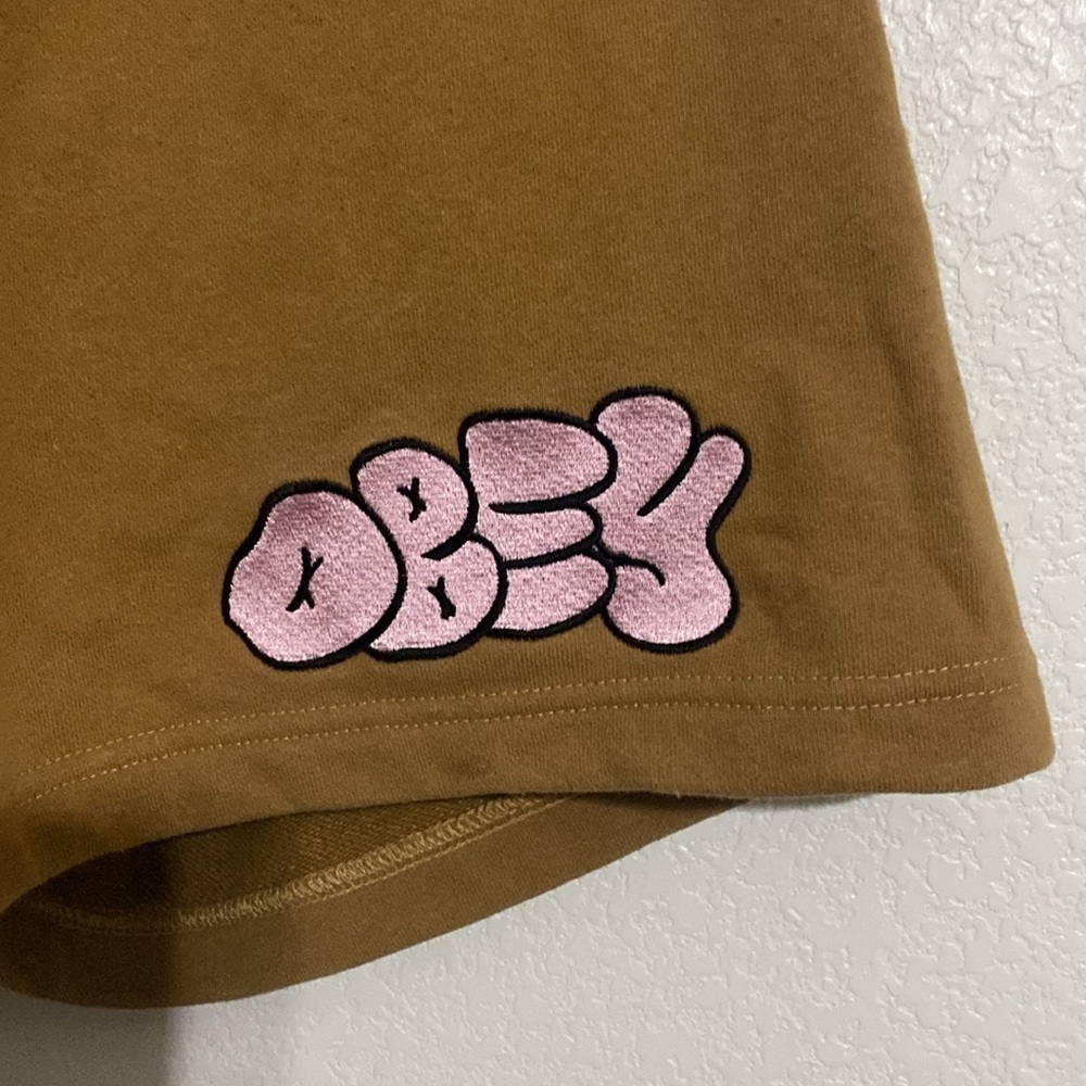 OBEY Bubble Sweatshorts Size M - Picture 2 of 10